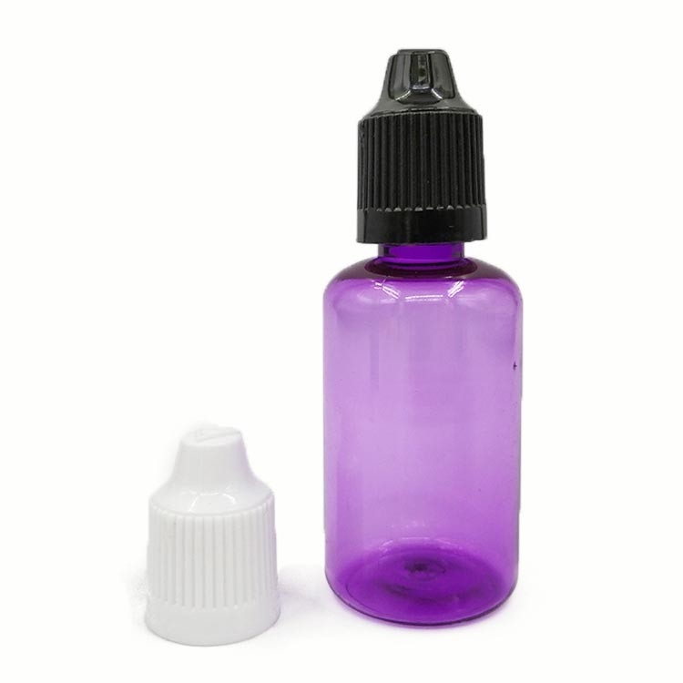 Botellas de gotero de plástico de 30 ml Botellas de gotero de líquido para ojos comprimibles con tapas anti-fuga