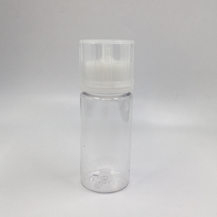 Impresión a medida Botella de líquido de color transparente para embalajes transparentes