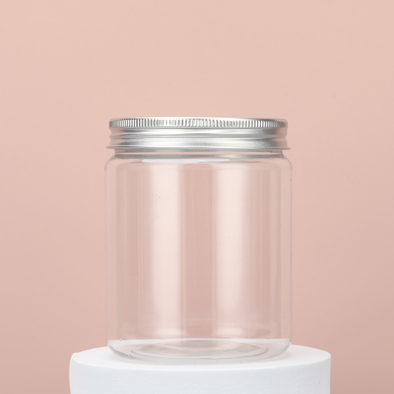 Envase de plástico vacío para cosméticos, frasco redondo de crema para el cuerpo 150 g 200 g 250 g 8 oz frascos de acondicionador para el cabello