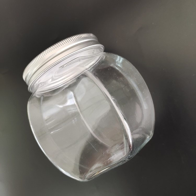 Jarrones de plástico duraderos de 8 oz con papel de aluminio y etiqueta personalizada para almacenamiento de alimentos