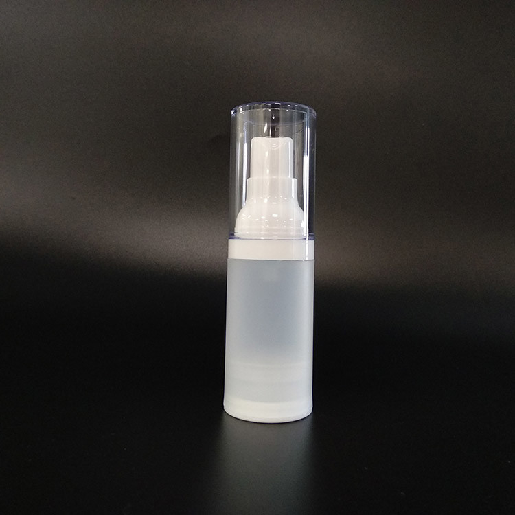 25.7g Botella de bomba de champú con tapa de tornillo para mascotas / Botella de plástico transparente para mascotas para dispensar lociones cosméticas