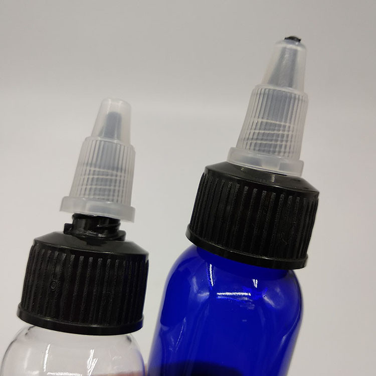 Jarrones de plástico de 100 ml con panel de etiqueta personalizable y tipo de sellado