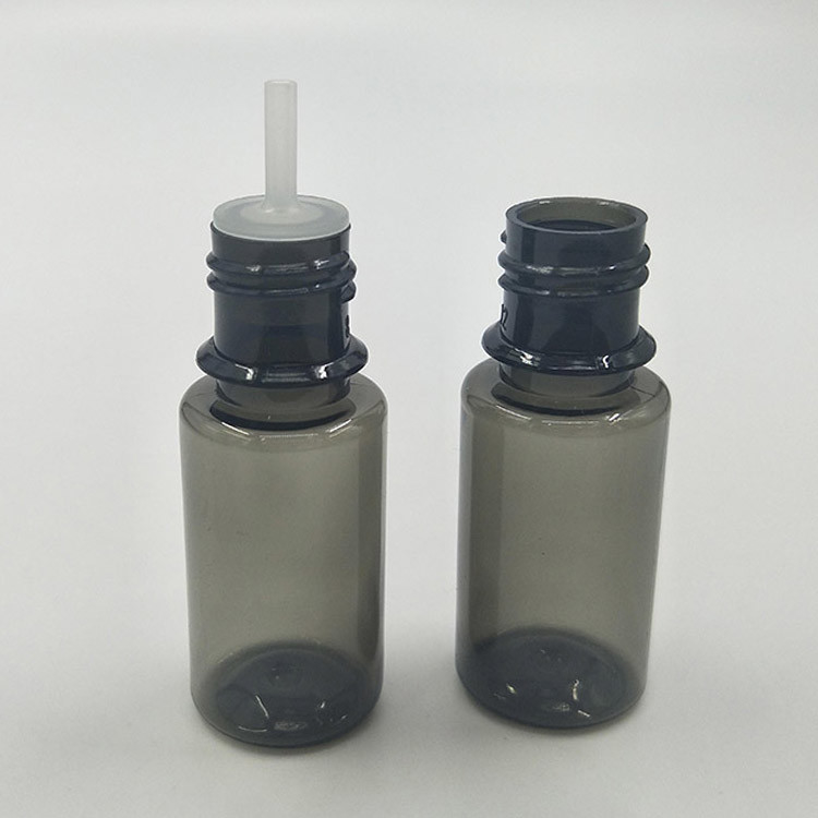 Botellas de líquido E vacías transparentes con tapas de tornillo para almacenamiento de jugo E