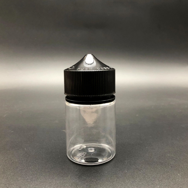 Botellas de PET transparentes y líquidas personalizables con capacidad de 10ml 15ml 30ml 60ml 80ml 100ml