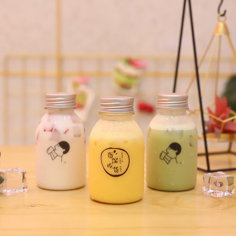 Tornos de té de burbujas de tapa convenientes para refrescos de tamaño medio
