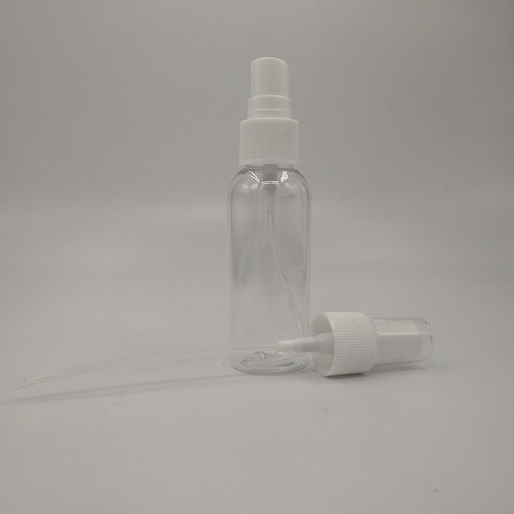 Botella de pulverización PET de 10 ml 15 ml 30 ml 50 ml 60 m 70 ml 100 ml 200 ml 500 ml para una pulverización constante y precisa