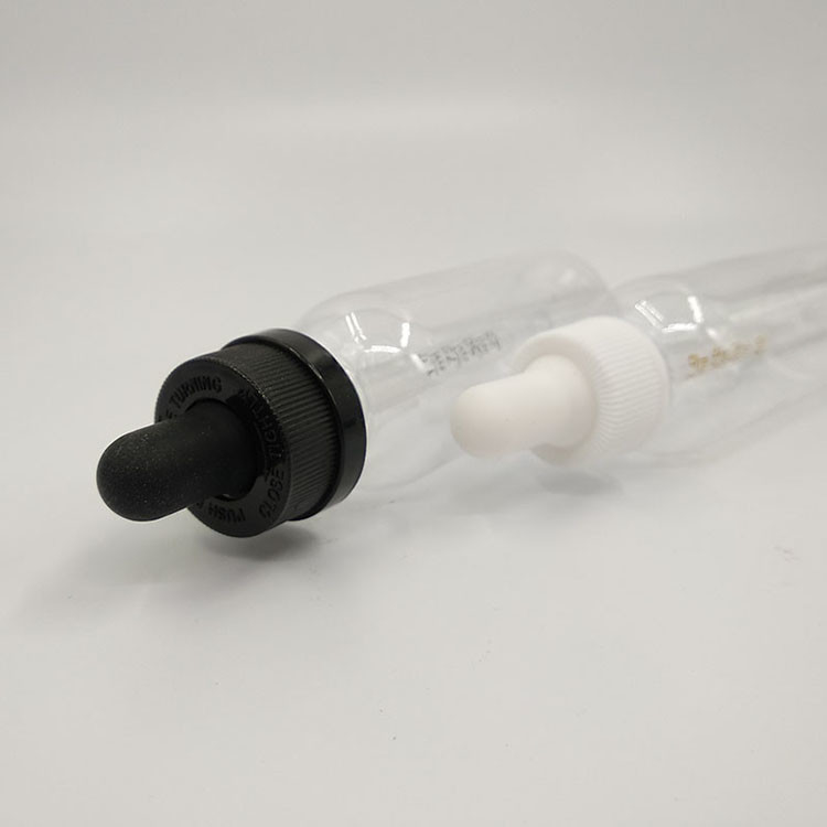 Botellas de gotero de vidrio de plástico Capacidad 10ml 15ml 20ml 30ml 40ml 50ml 60ml 70ml 100ml 120ml Impresión 5000pcs