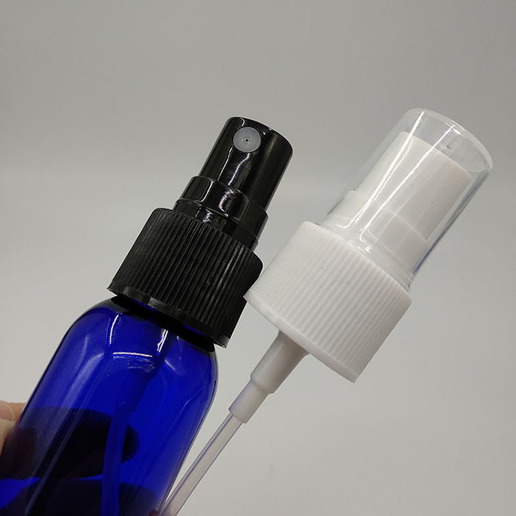 Superficie lisa Botella de pulverización de plástico PET para el hogar Capacidad 10ml 15ml 30ml 50ml 60m 70ml 100ml 200ml 500ml Redonda