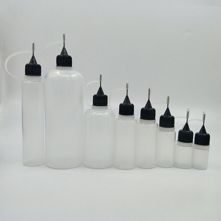 Impresión personalizada Color E Liquid Botella en 10ml 15ml 30ml 60ml 80ml 100ml Capacidad para E-Liquid
