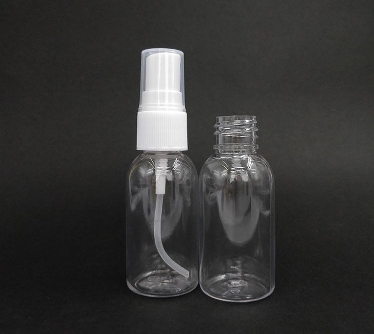 Botella de pulverización de plástico PET con 10 ml 15 ml 30 ml 50 ml 60 ml 70 ml 100 ml 200 ml 500 ml Capacidad