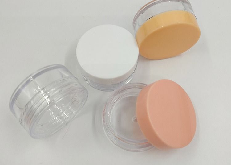 Tarro de belleza de plástico duradero en varios tamaños: 10 ml, 15 ml, 30 ml, 60 ml, 80 ml, 100 ml, 120 ml, 150 ml