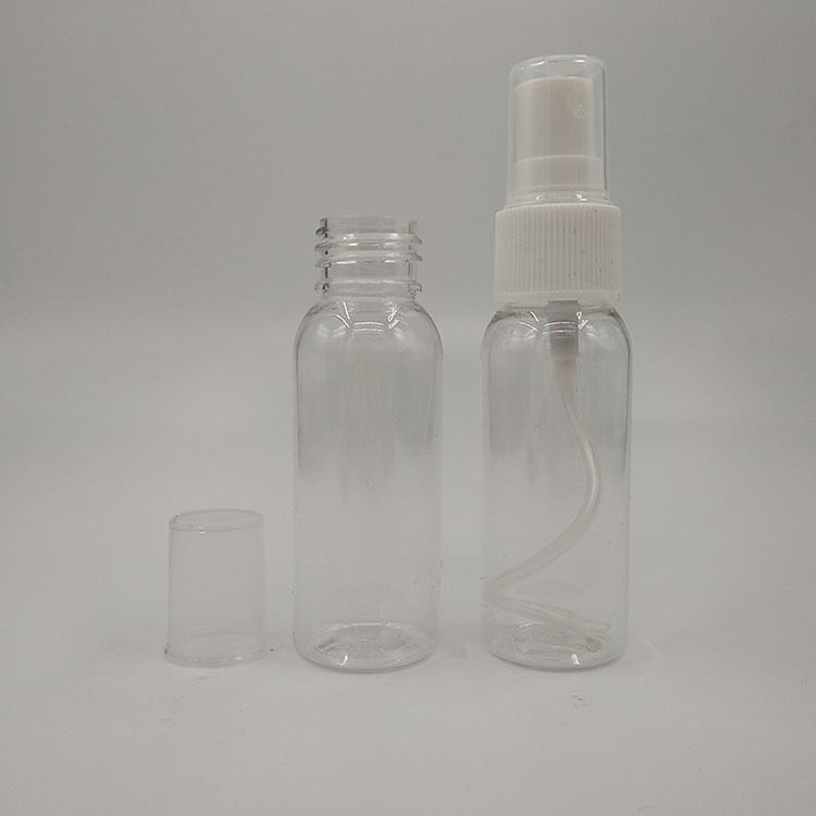 Botella de pulverización de plástico PET clásico de gran capacidad 10ml 15ml 30ml 50ml 60m 70ml 100ml 200ml 500ml