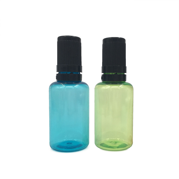 Botella de líquido electrónico tipo cuello a prueba de niños 10ml 15ml 30ml 60ml 80ml 100ml para E-Liquid