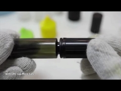 Botella de E-líquido PET de plástico de 15 ml 30 ml V3 tapa a prueba de adulteraciones para niños Botellas redondas líquidas