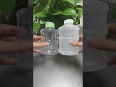 16 oz 500 ml Botella de plástico de leche, jugo de té y bebidas con tapa de anillo