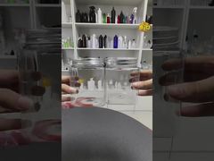 Botellas de almacenamiento vacías, tarros, recipientes con tapas de aluminio para el almacenamiento de granos y frutos secos