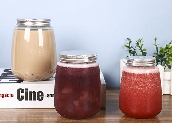 350ml 500ml 650ml Milk Tea Bottles With Cover