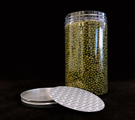 Precio de fábrica Jarrones de plástico para alimentos para frutas secas Jarrones de plástico para almacenamiento con tapas Jarrones de plástico de calidad alimentaria con entrega rápida