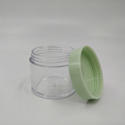 Impresión personalizada Jar cosmético de plástico con la practicidad de superficie lisa