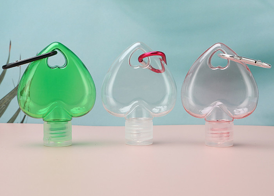 El desinfectante plástico de la mano de PETG embotella las botellas de cadena dominantes claras de 20m m