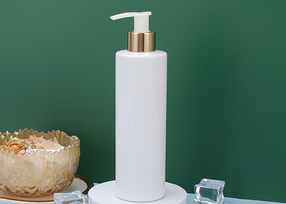 Botella líquida blanca 10oz/300ml de la bomba del dispensador de PETG 250ml