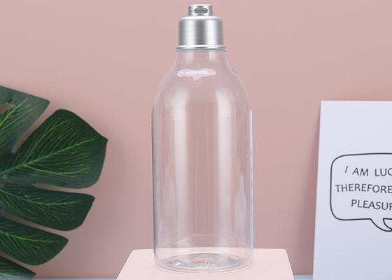 OD transparente 22m m Flip Cap Plastic Lotion Bottles 280ml 300ml